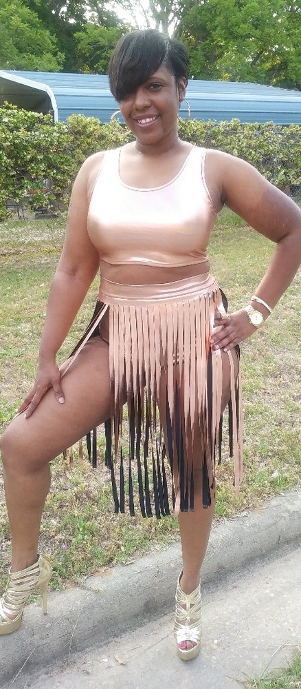 Metallic Rose Gold Set